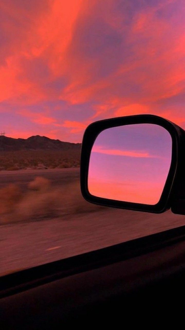 Hd Road View With Sunset Wallpapers