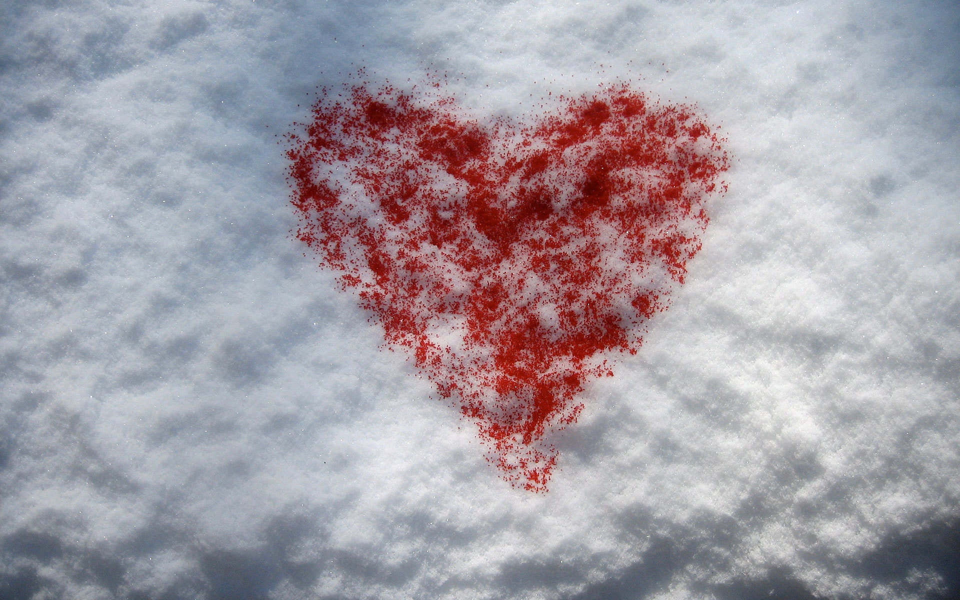 Heart In The Snow Wallpapers