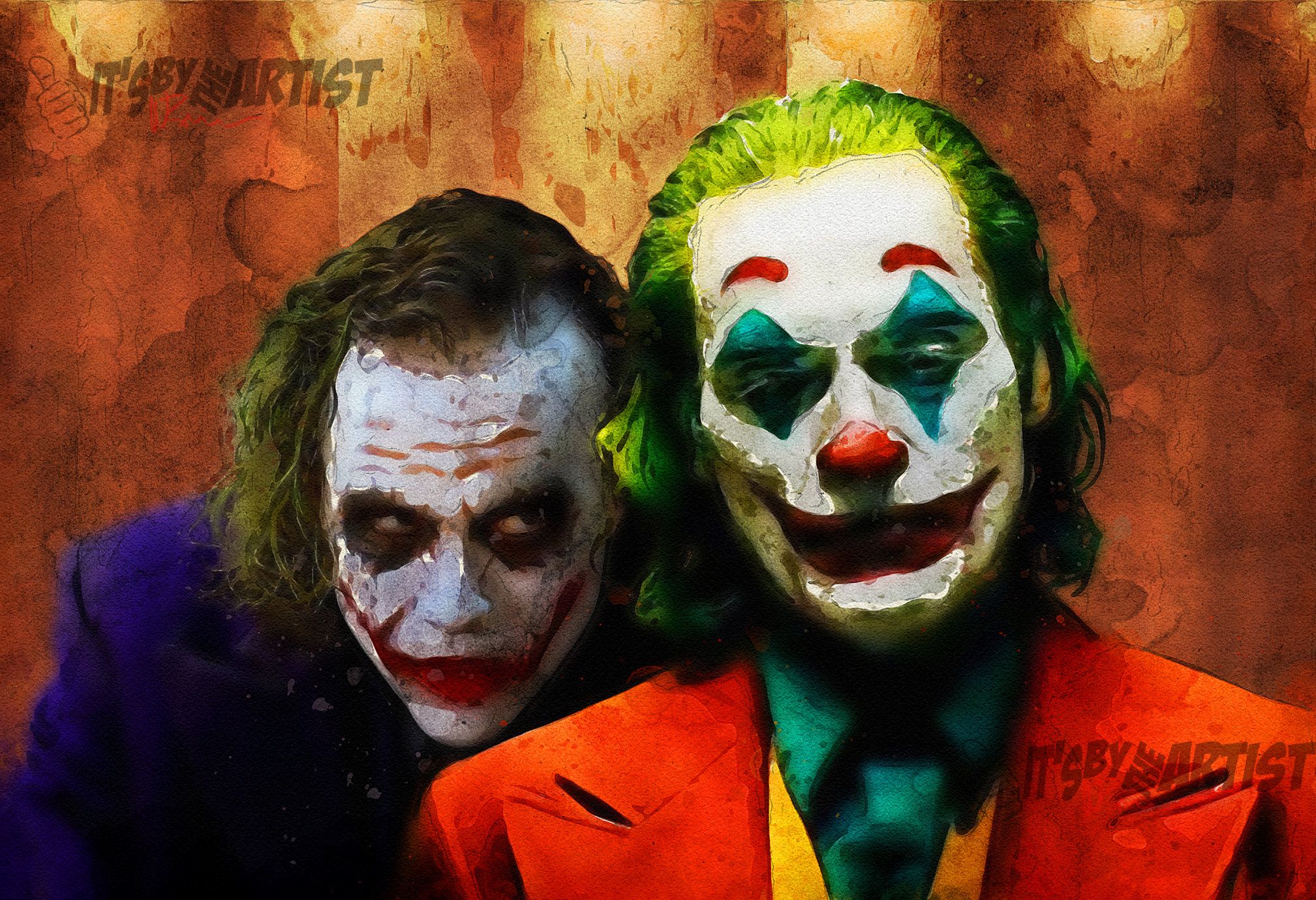 Heath Ledger And Joaquin Phoenix Joker Wallpapers