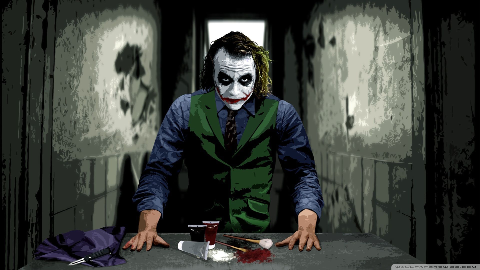 Heath Ledger Joker Hospital Wallpapers