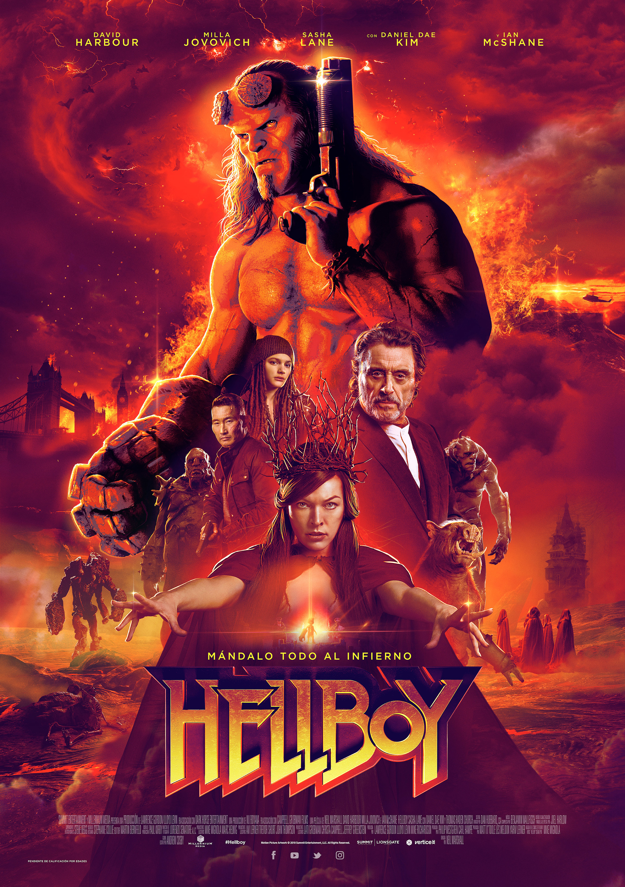 Hellboy 2019 Movie Poster Wallpapers