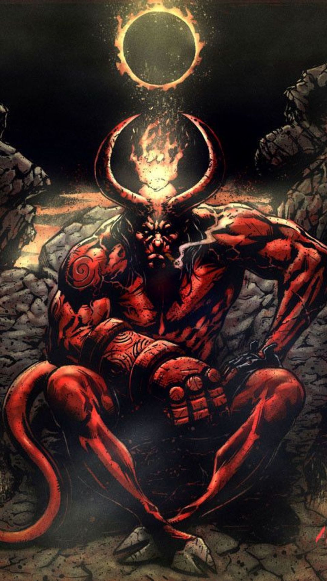 Hellboy Illustration Wallpapers