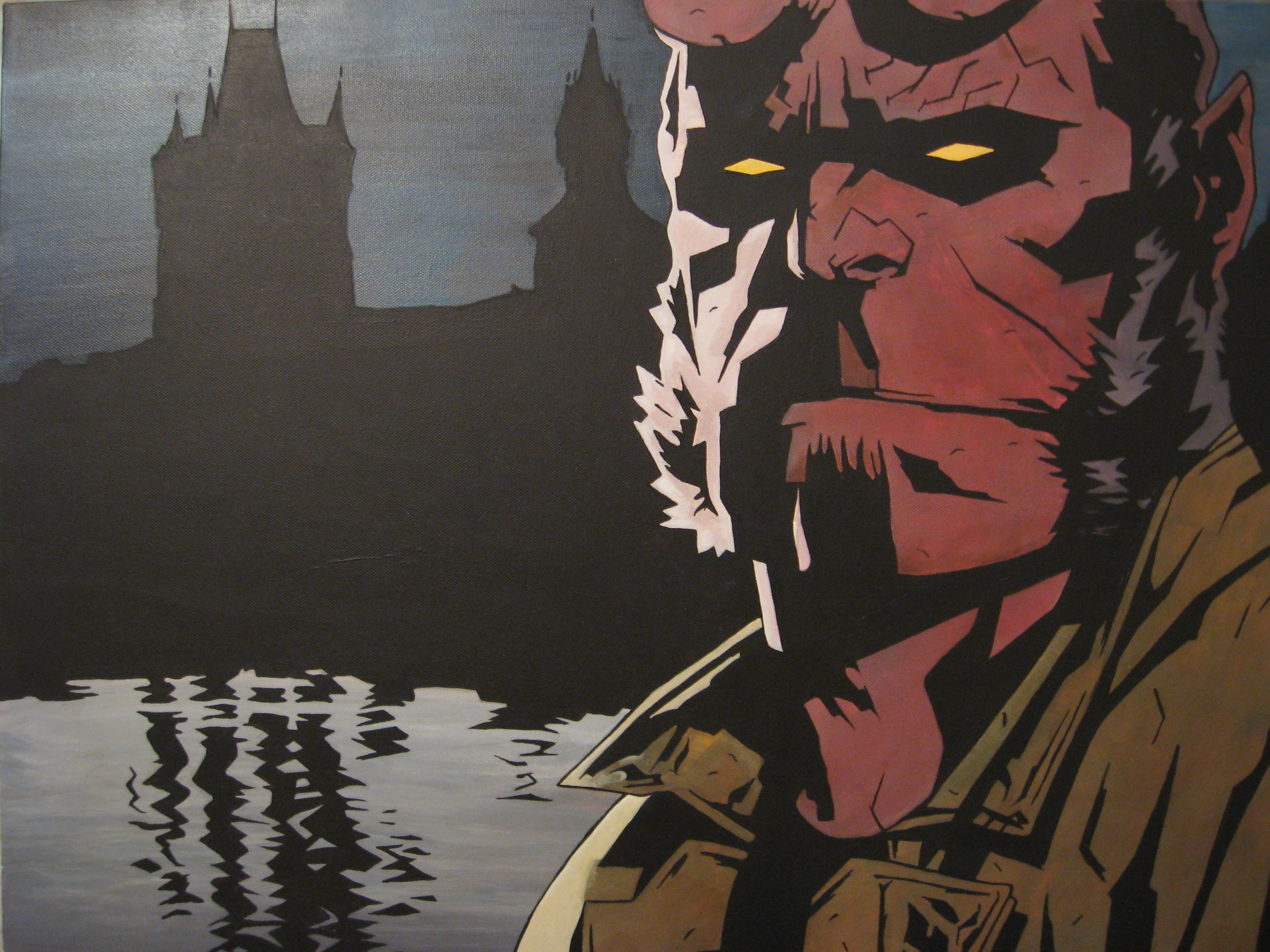 Hellboy Illustration Wallpapers