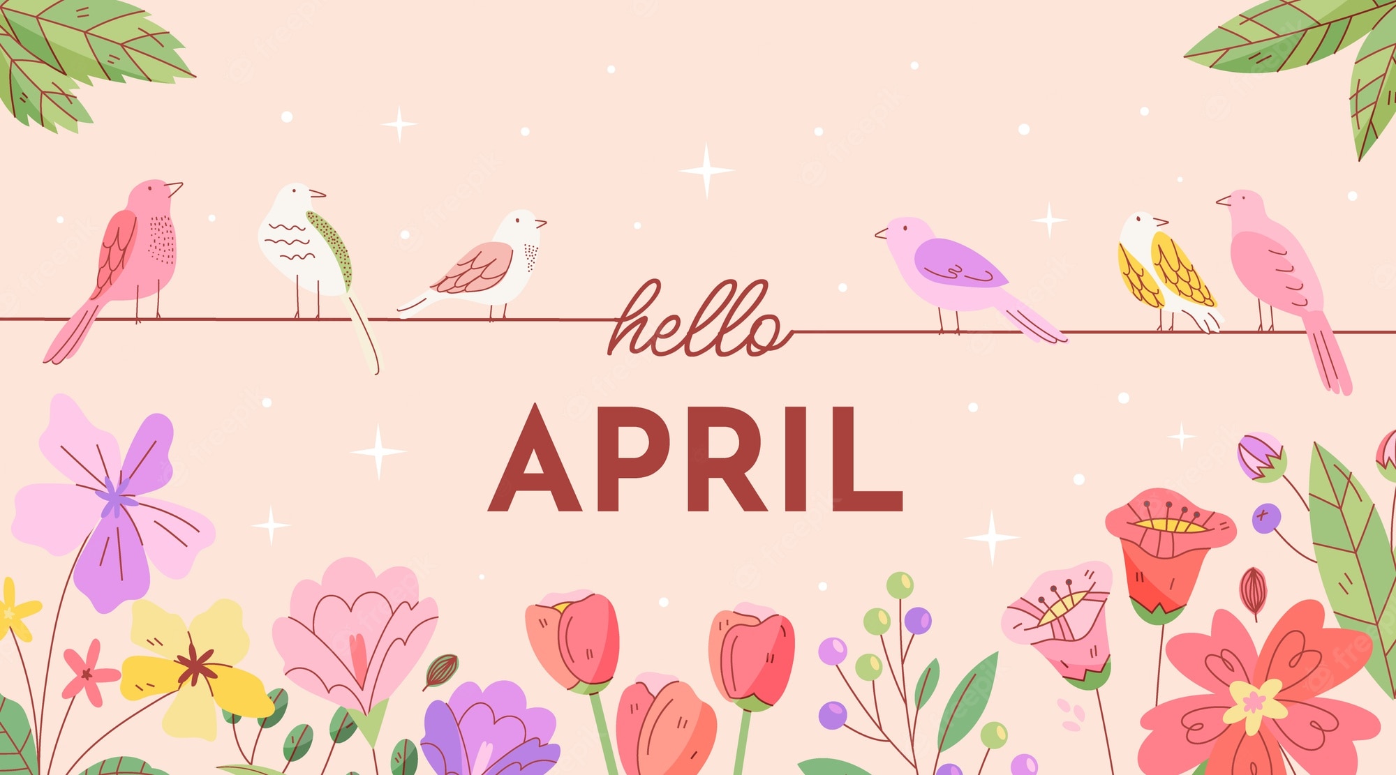 Hello April Wallpapers