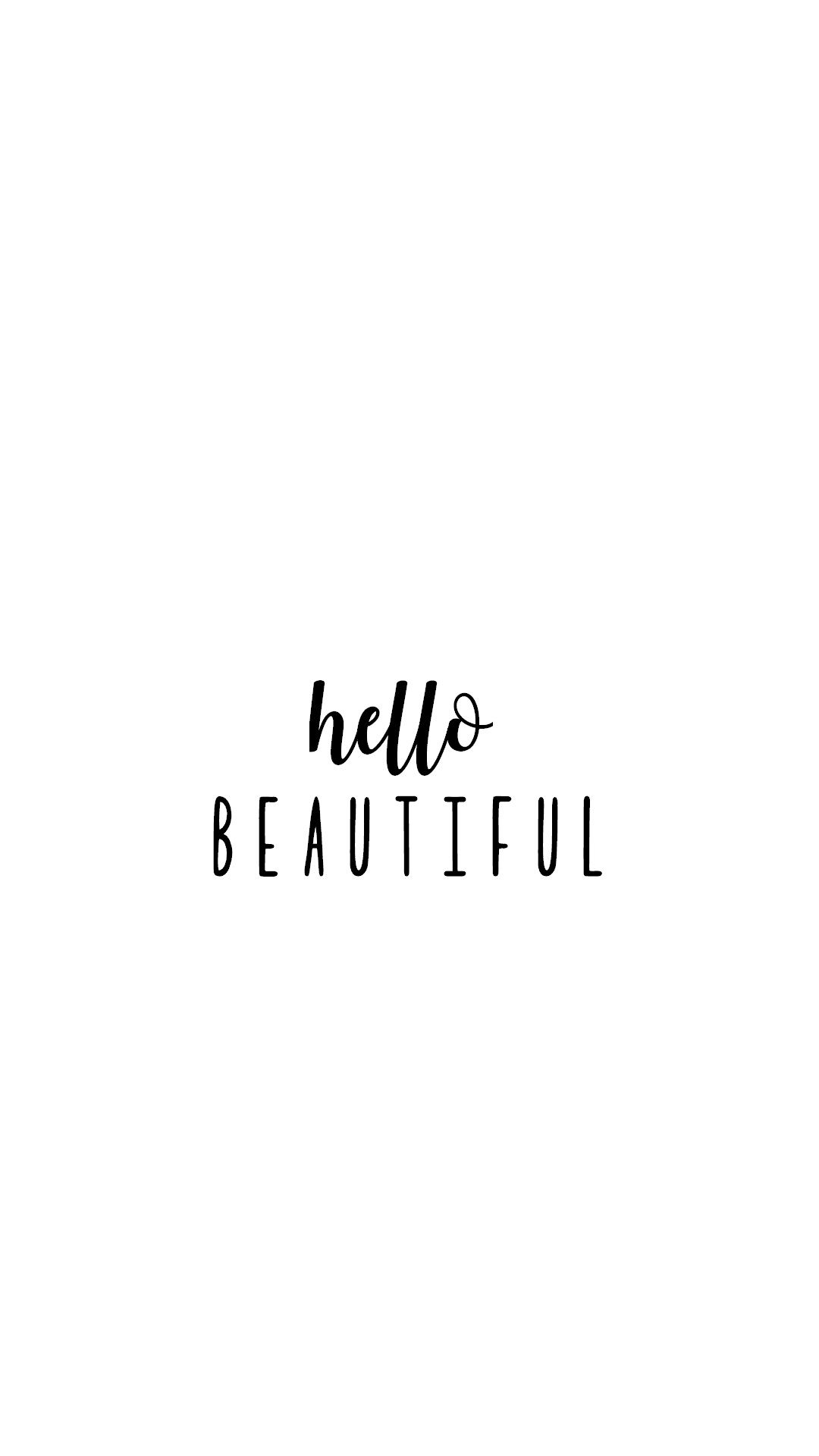 Hello Beautiful Wallpapers