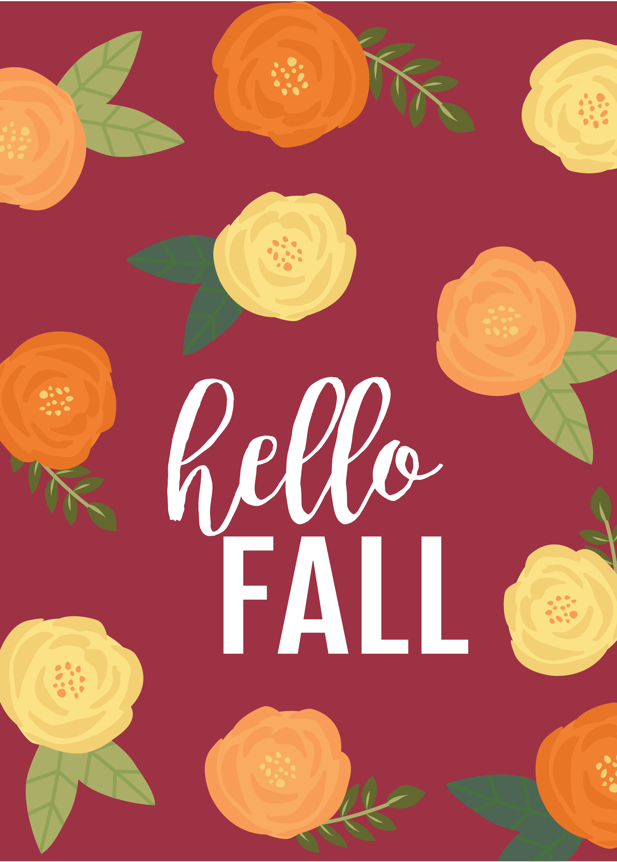 Hello Fall Background