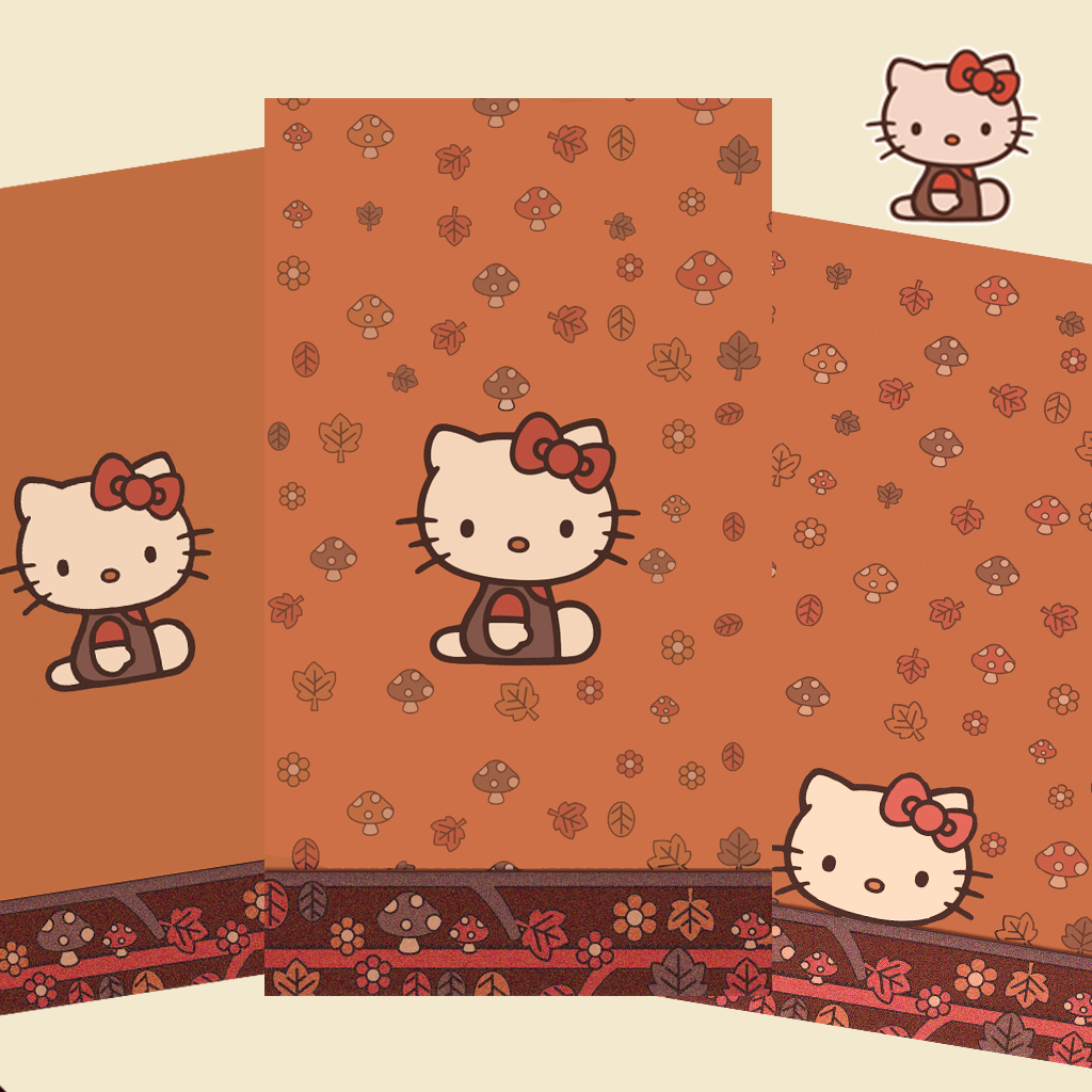 Hello Kitty Brown Wallpapers