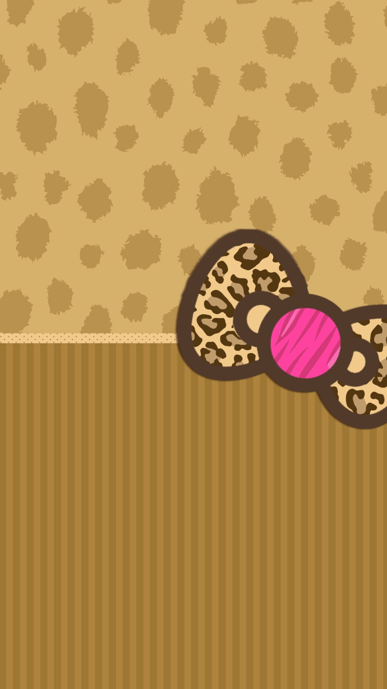 Hello Kitty Brown Wallpapers