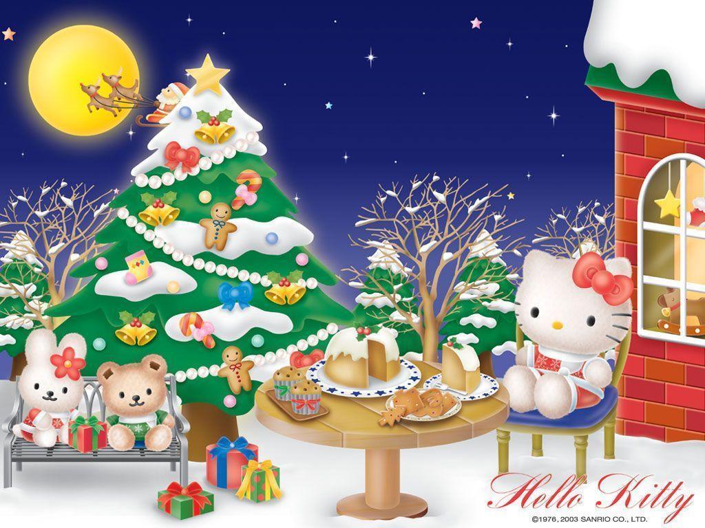 Hello Kitty Christmas Wallpapers