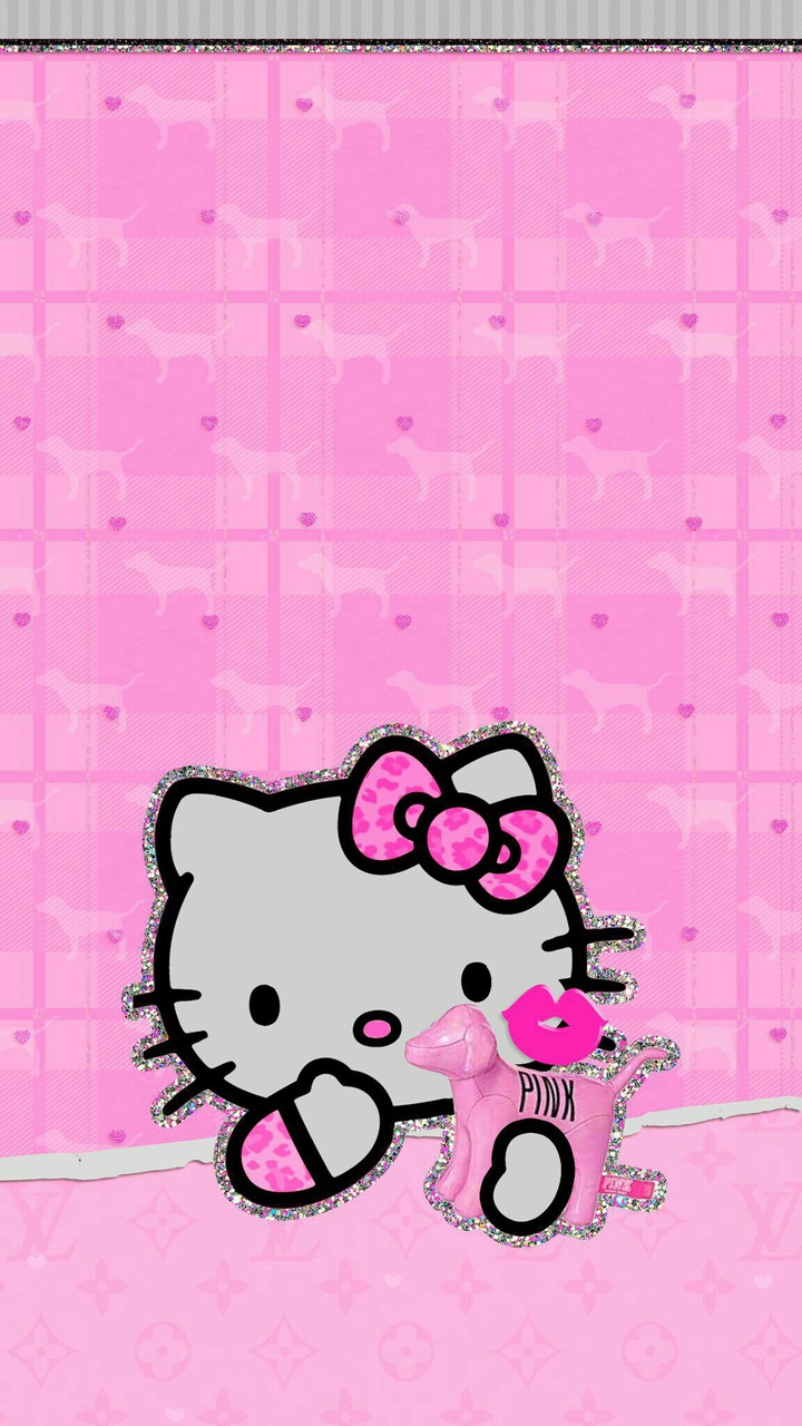Hello Kitty Glitter Wallpapers