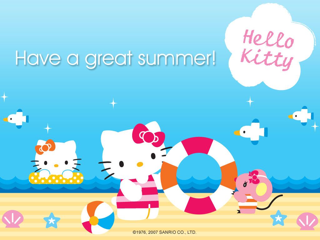 Hello Kitty Summer Wallpapers