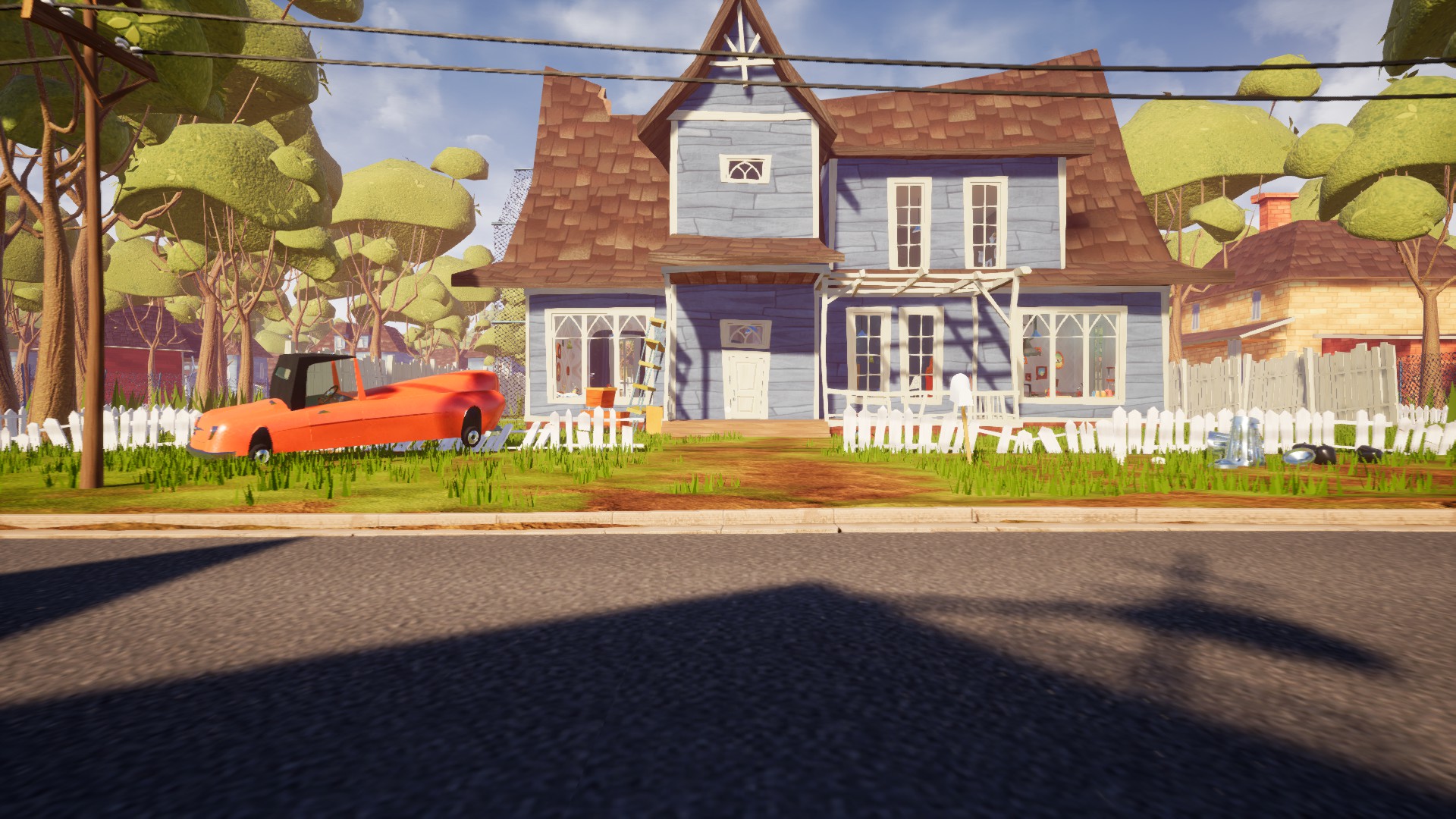 Hello new. Hello Neighbor Act 1 House. Hello Neighbor дом. Hello Neighbor дом Act 1. Дом соседа из игры привет сосед.