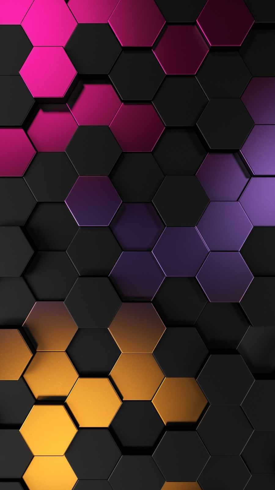 Hexagon 3D Pattern Wallpapers