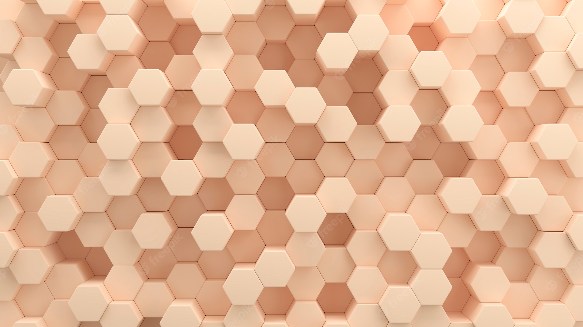 Hexagon 3D Pattern Wallpapers