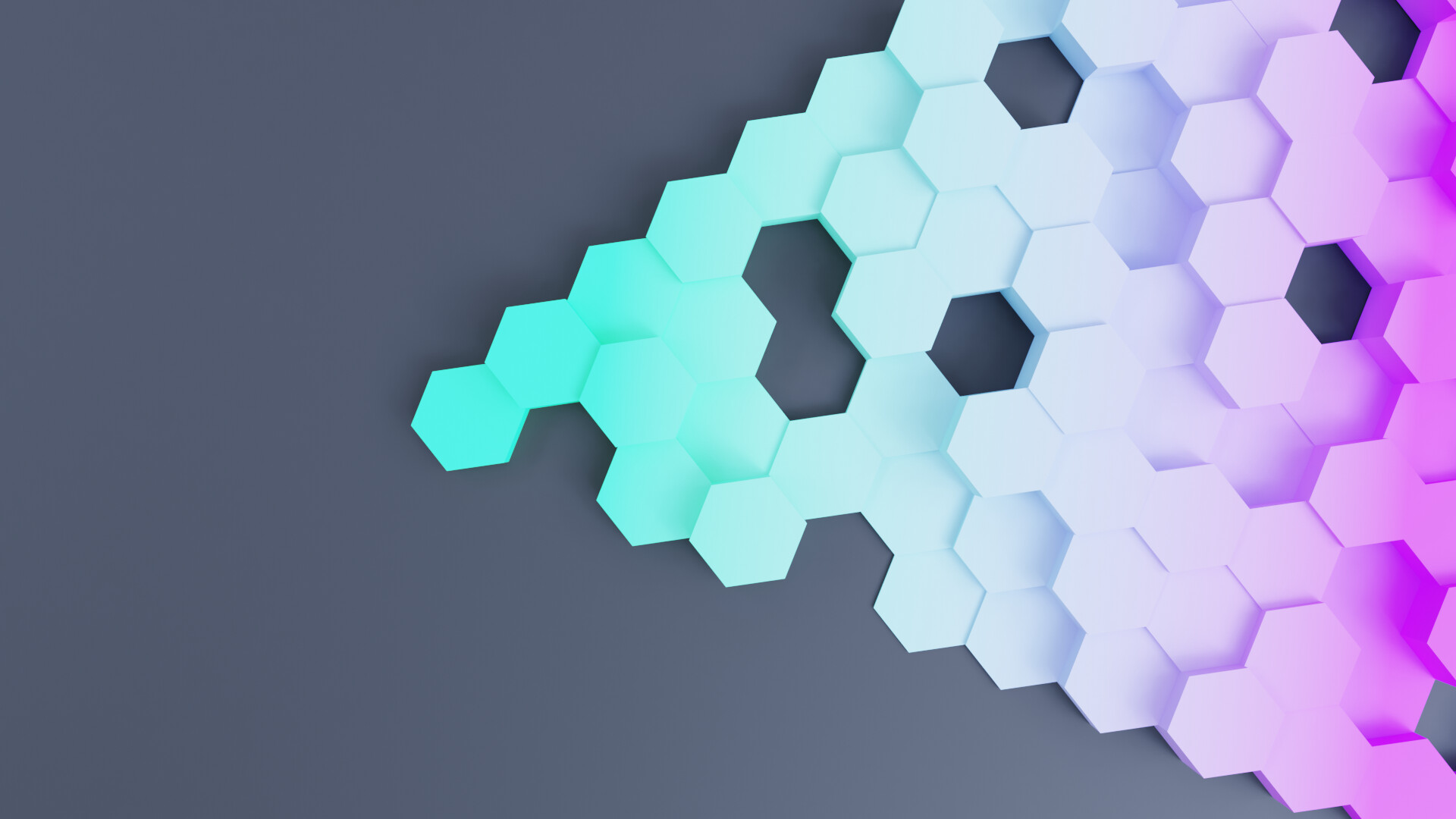 Hexagon 3D Pattern Wallpapers