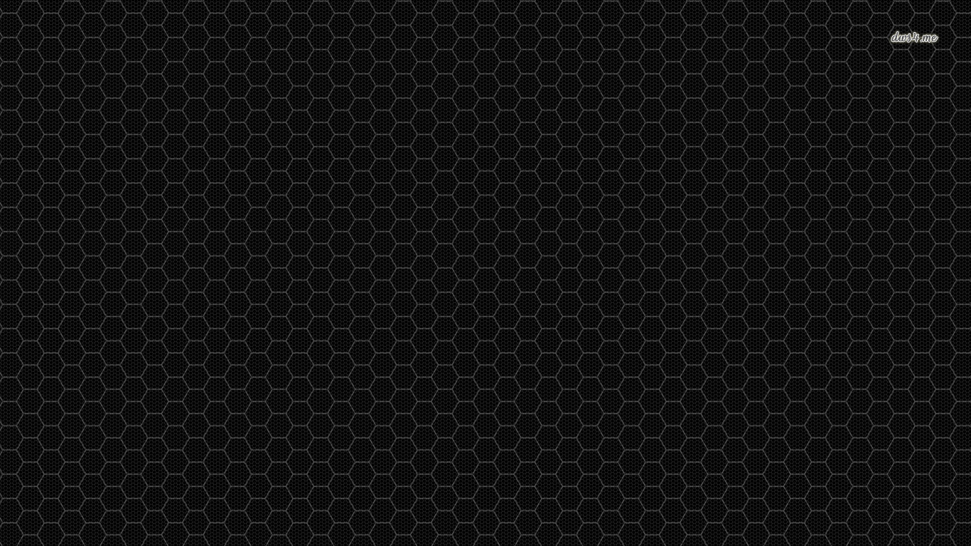 Hexagon Black Pattern Wallpapers