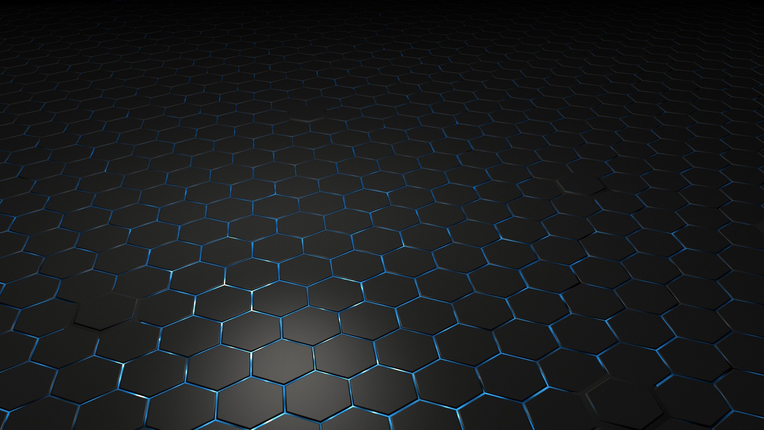 Hexagon Black Pattern Wallpapers