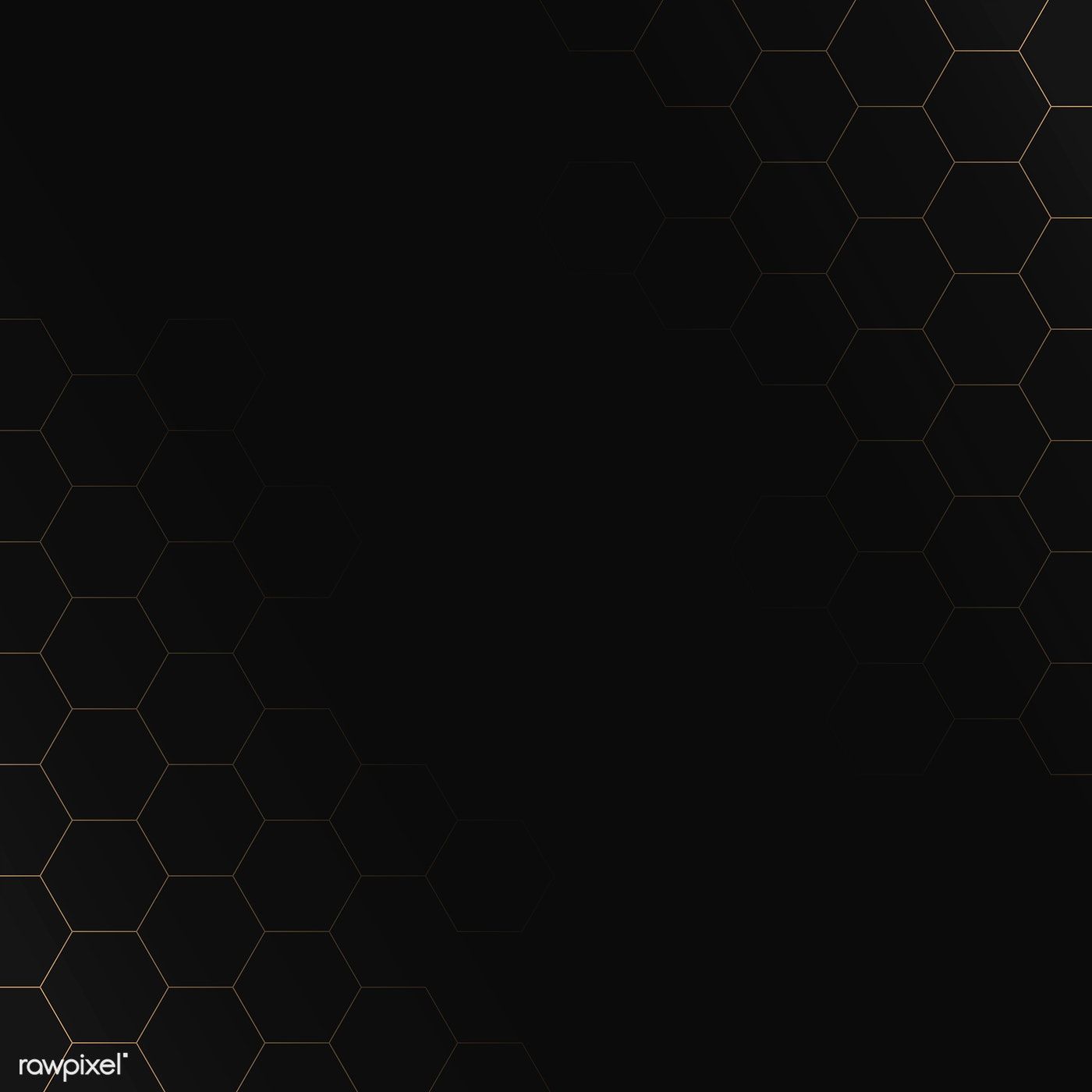 Hexagon Black Pattern Wallpapers