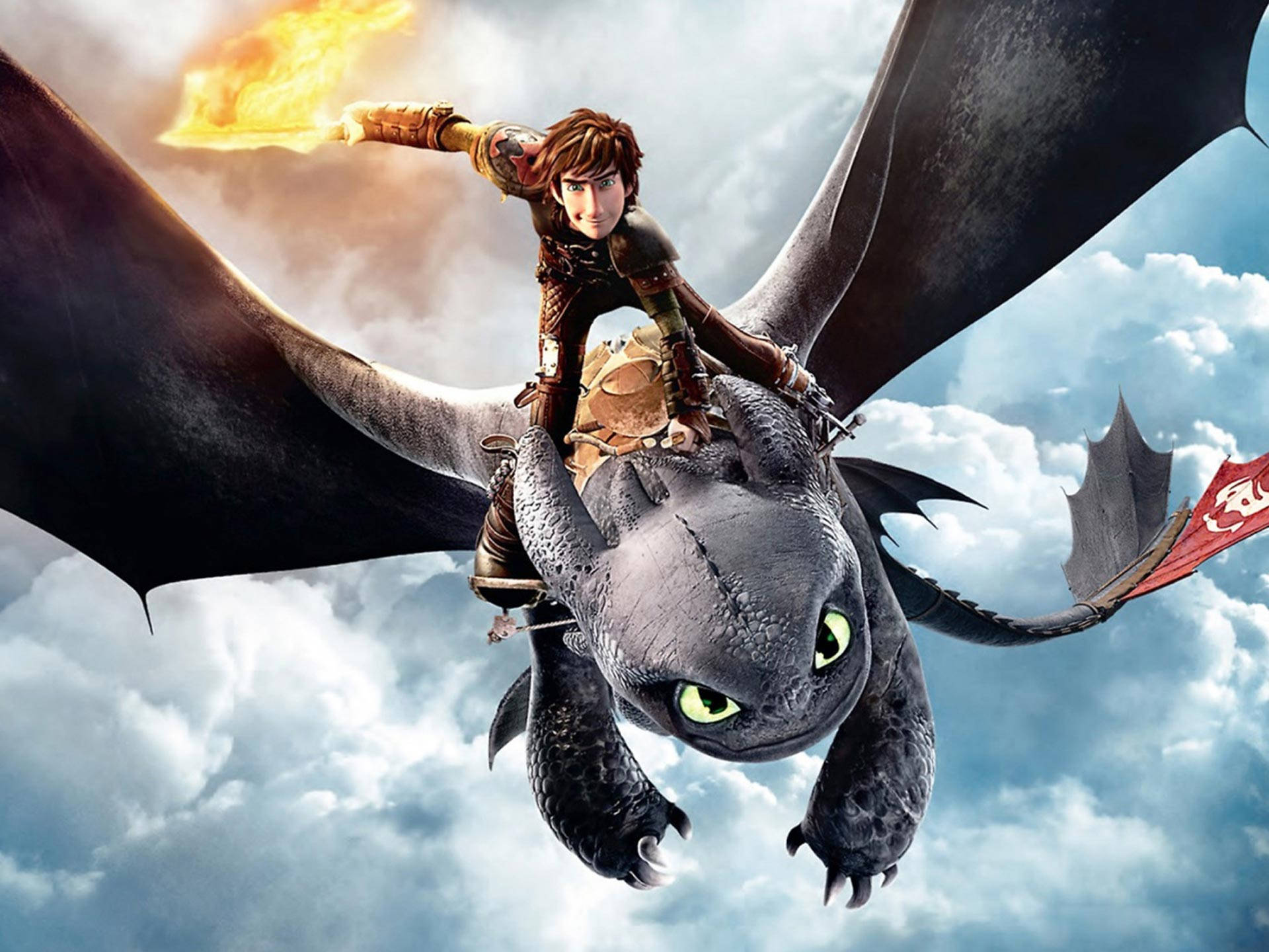 Hiccup And Toothless Artwork Wallpapers