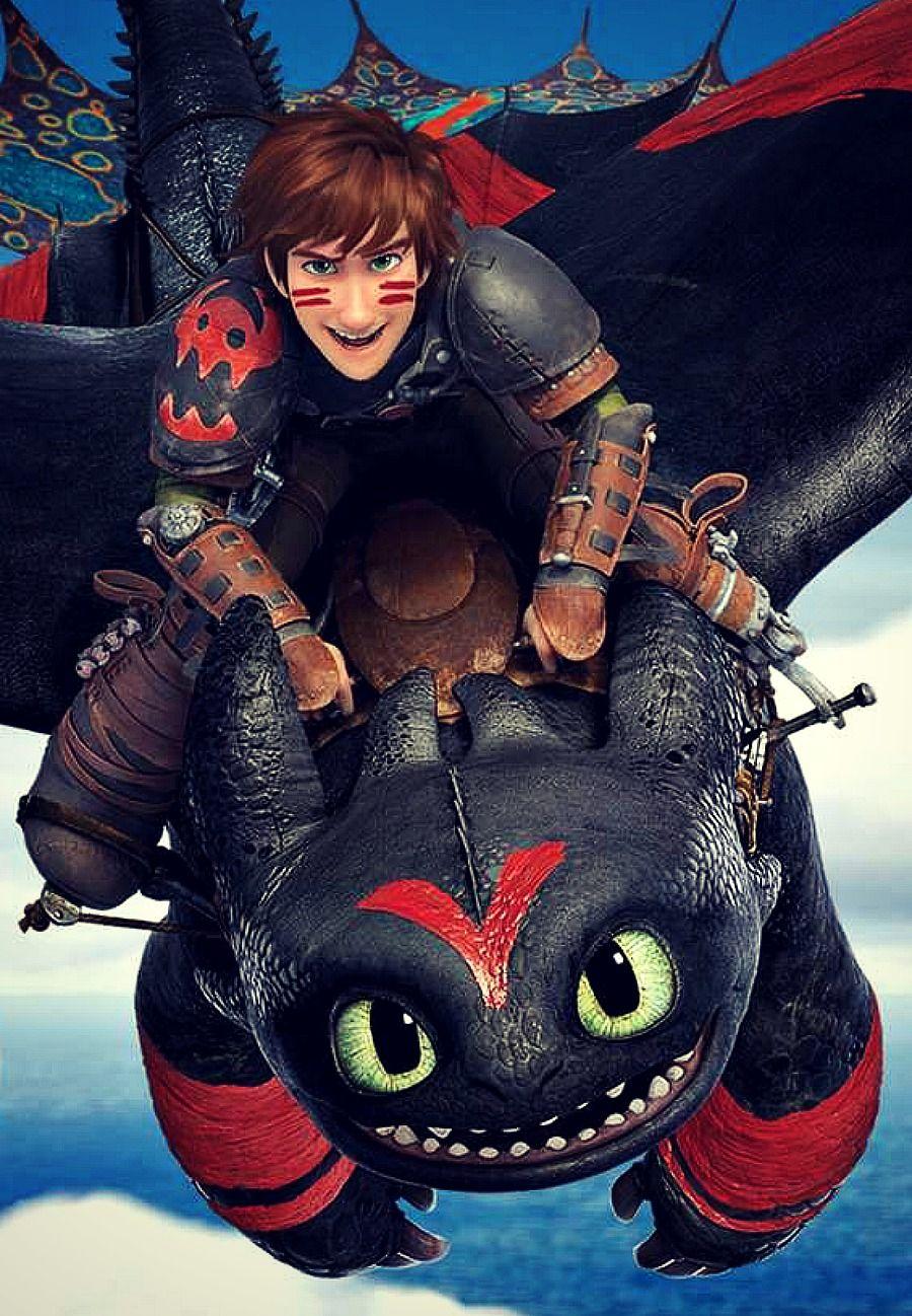 Hiccup And Toothless Artwork Wallpapers