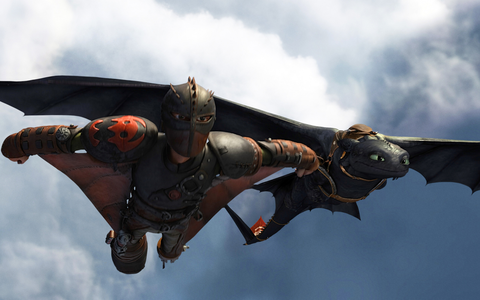 Hiccup And Toothless Flying Wallpapers