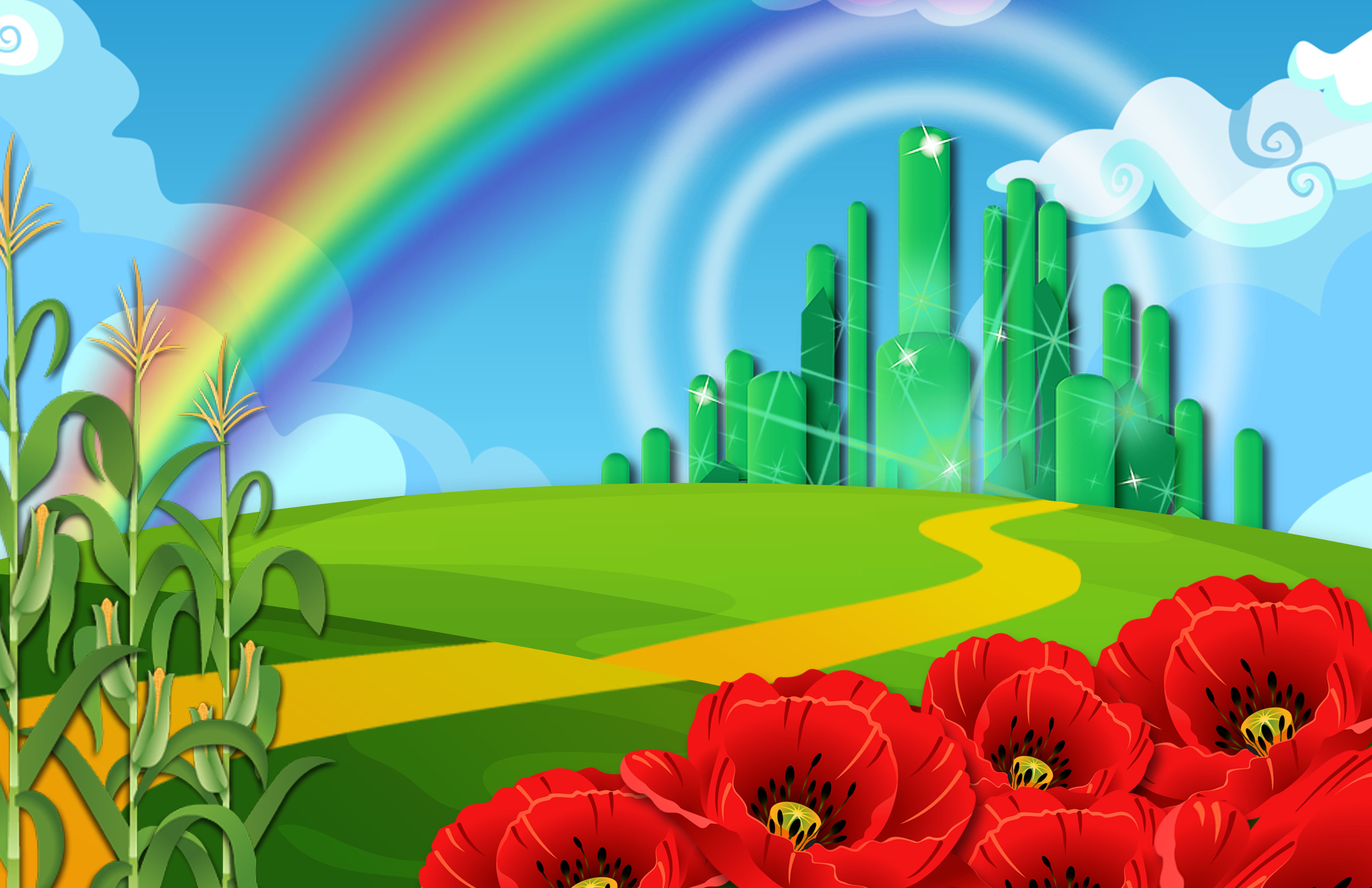 High Quality Wizard Of Oz Background