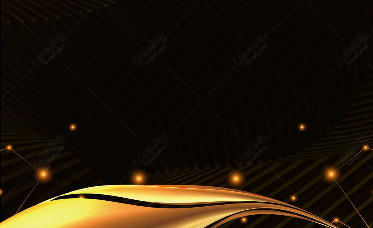 High Resolution Black And Gold Background