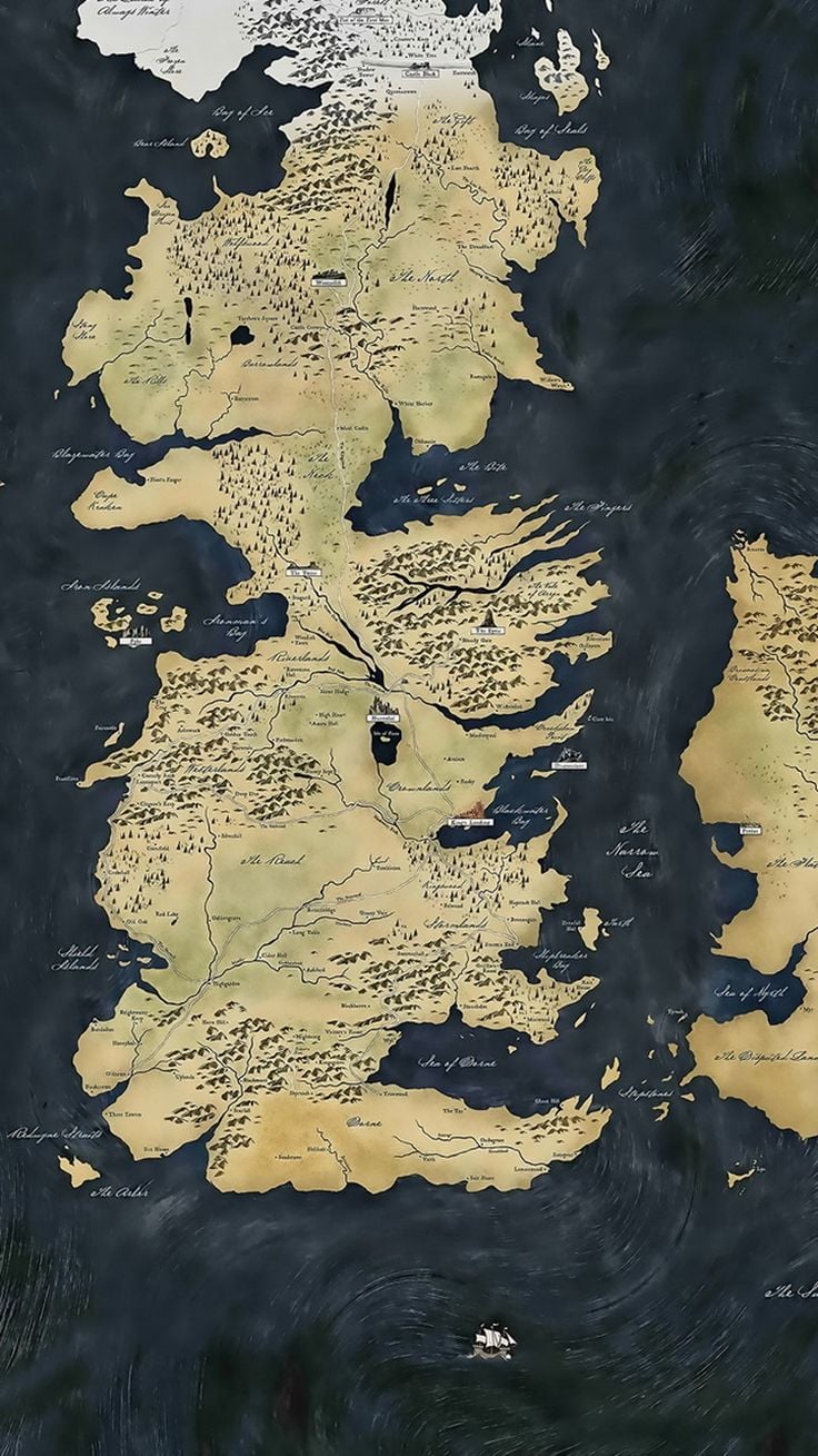 High Resolution Game Of Thrones Map Wallpapers