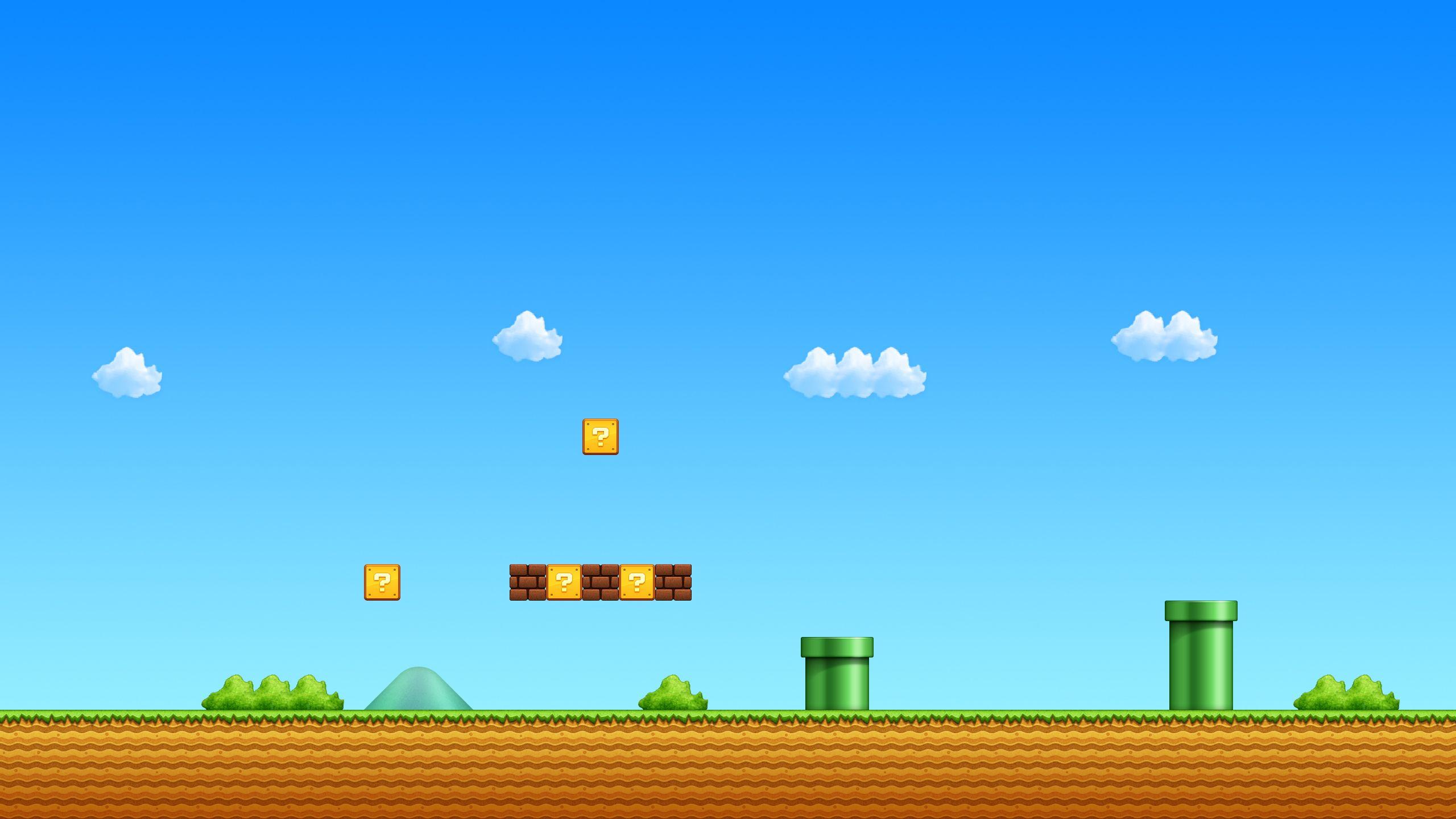 High Resolution Mario Background