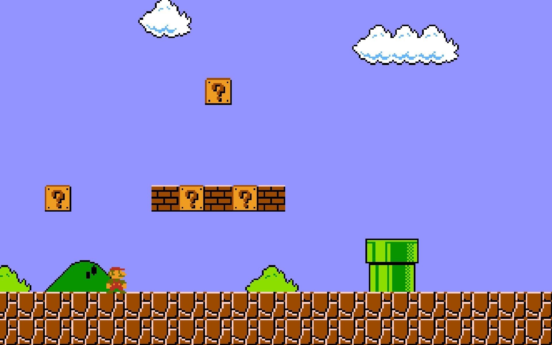 High Resolution Mario Background