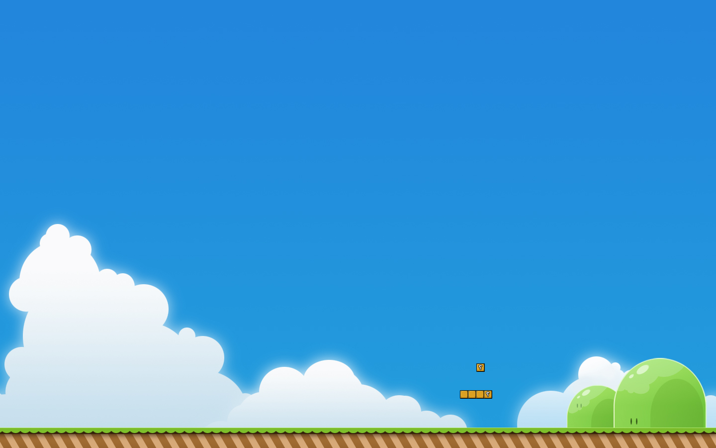 High Resolution Mario Background