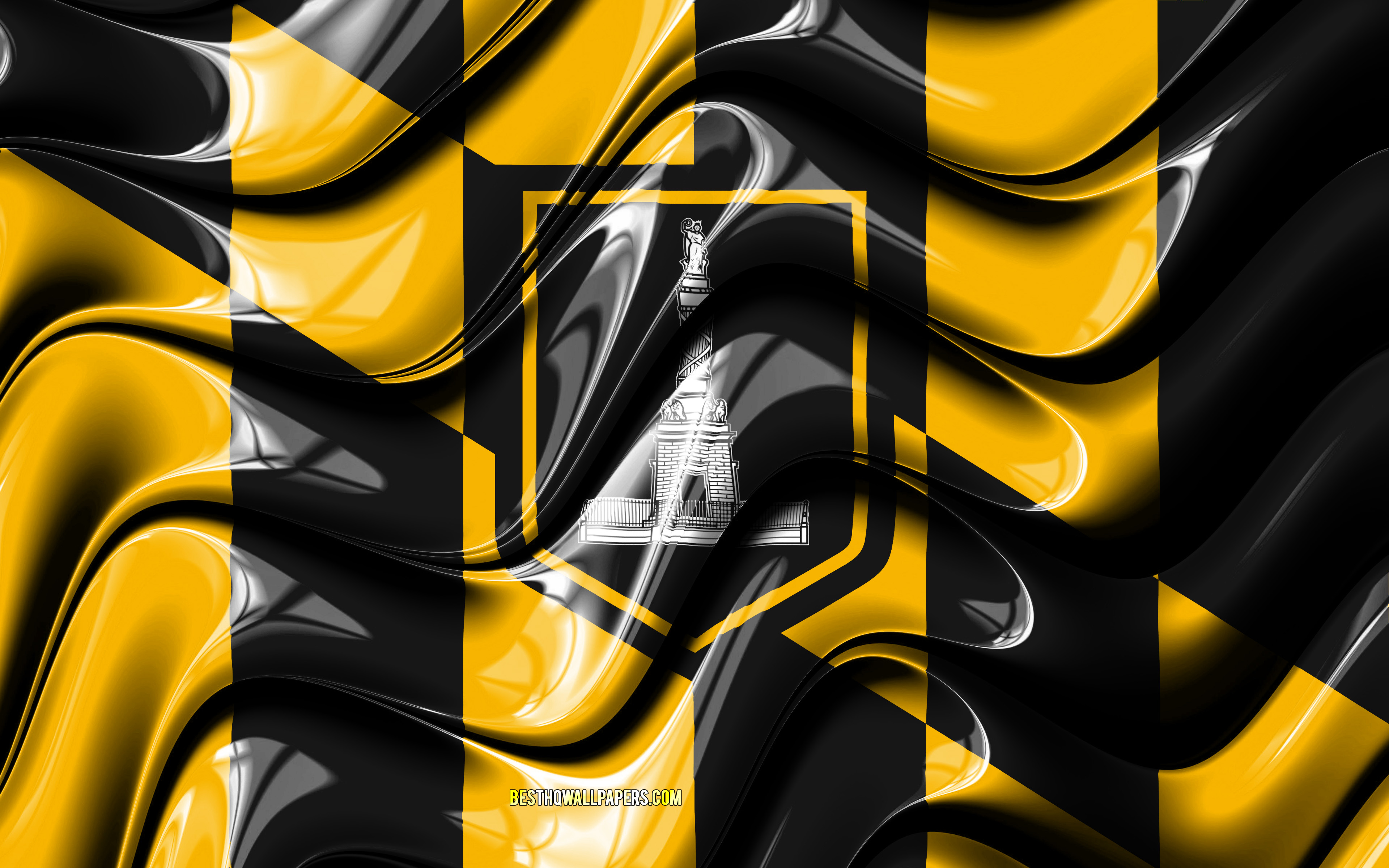 High Resolution Maryland Flag Wallpapers