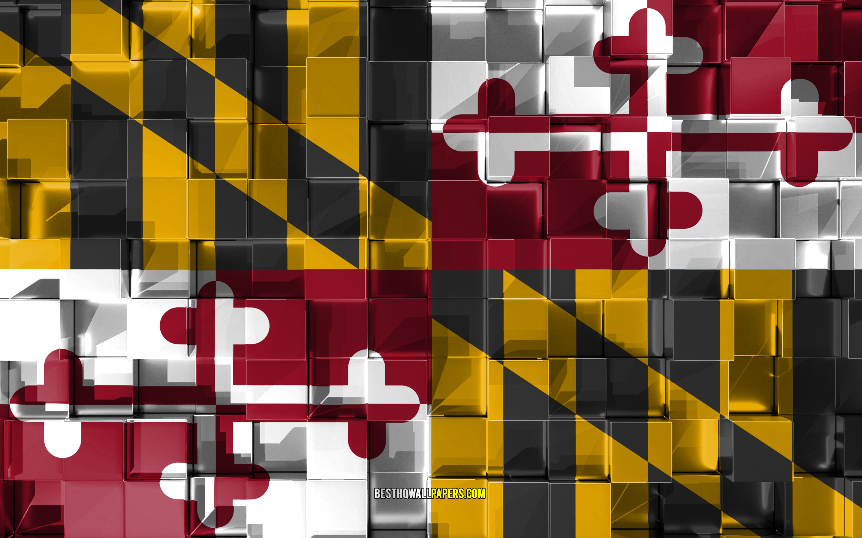 High Resolution Maryland Flag Wallpapers