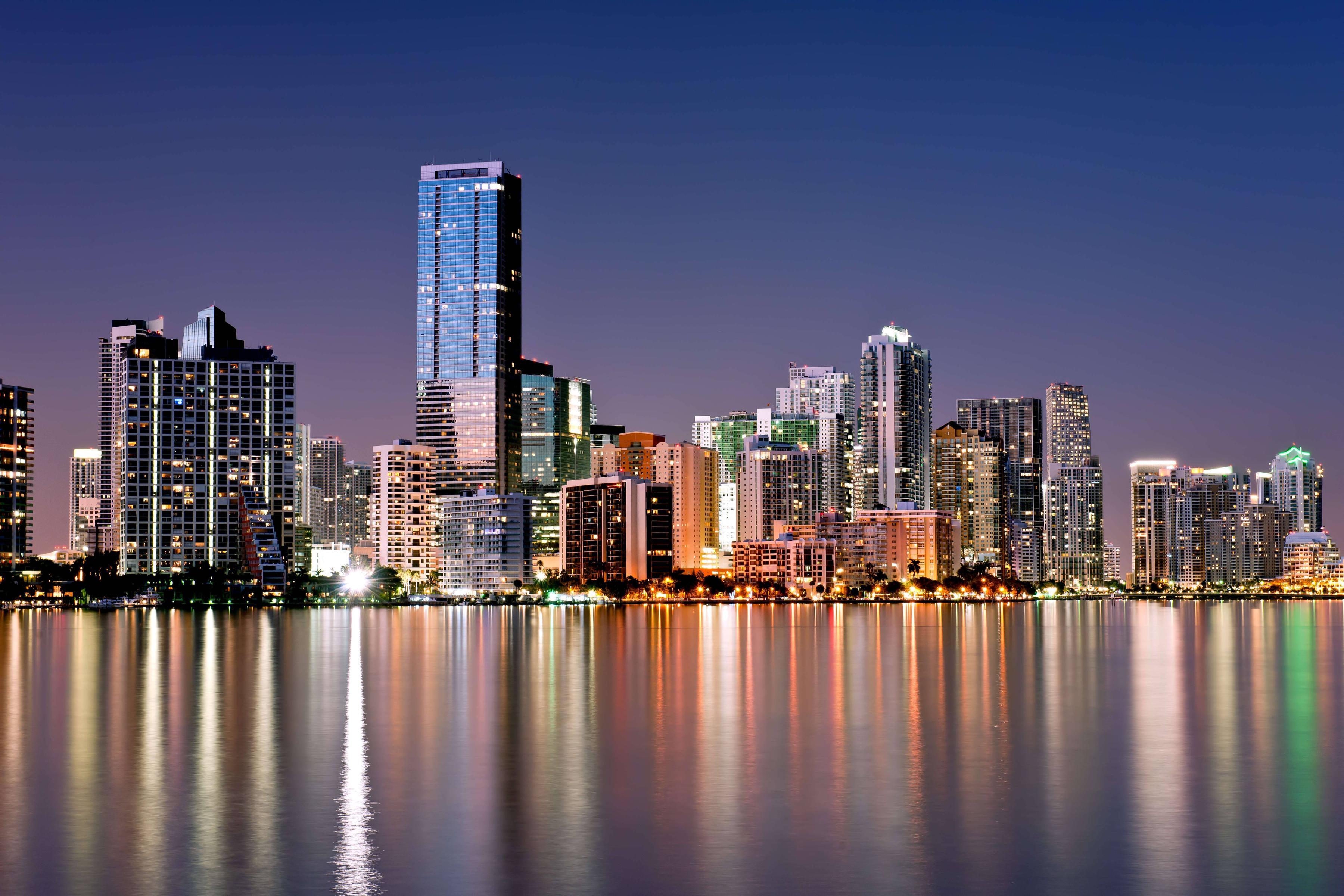 High Resolution Miami Skyline Wallpapers