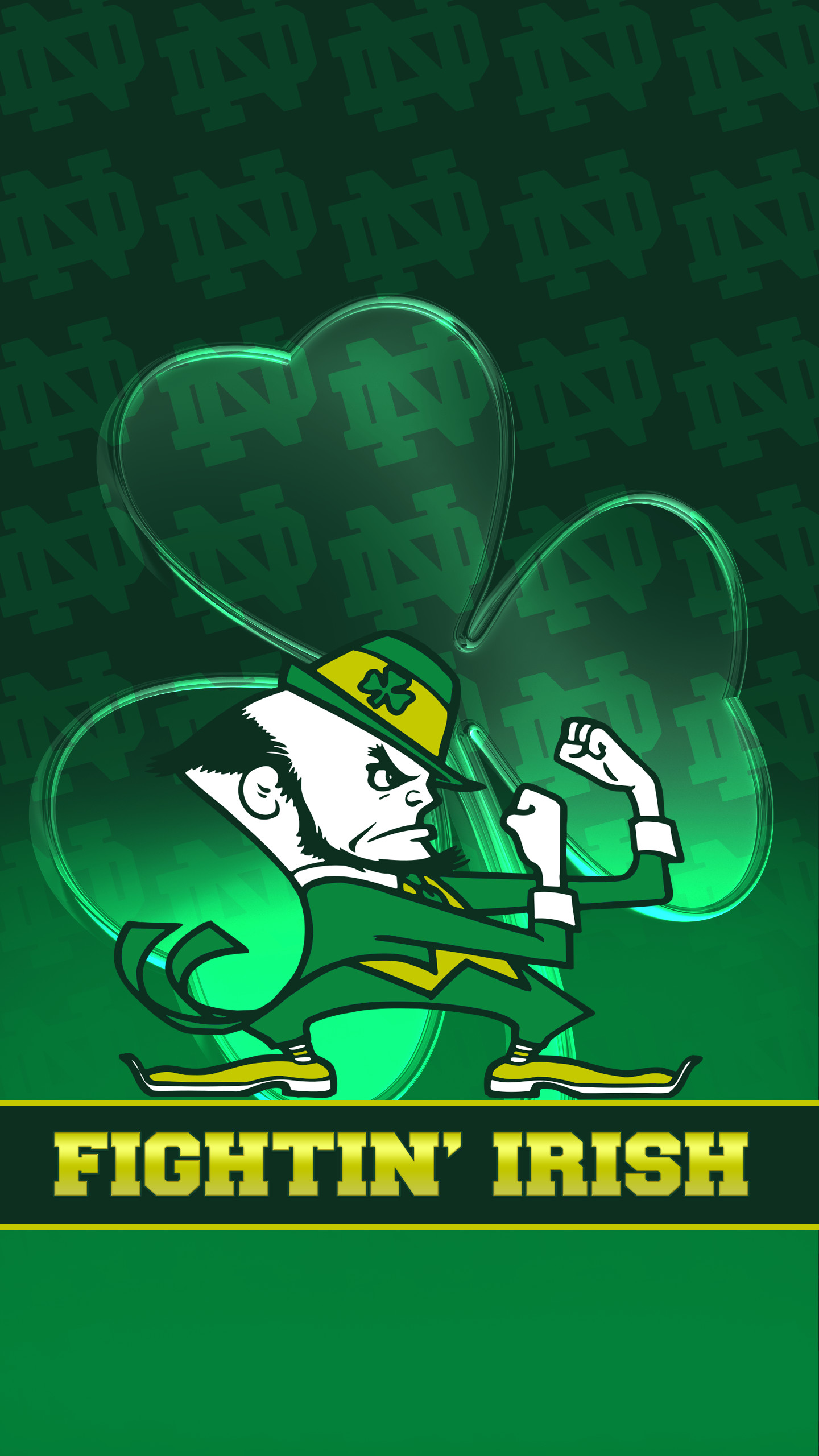 High Resolution Notre Dame Logo Wallpapers