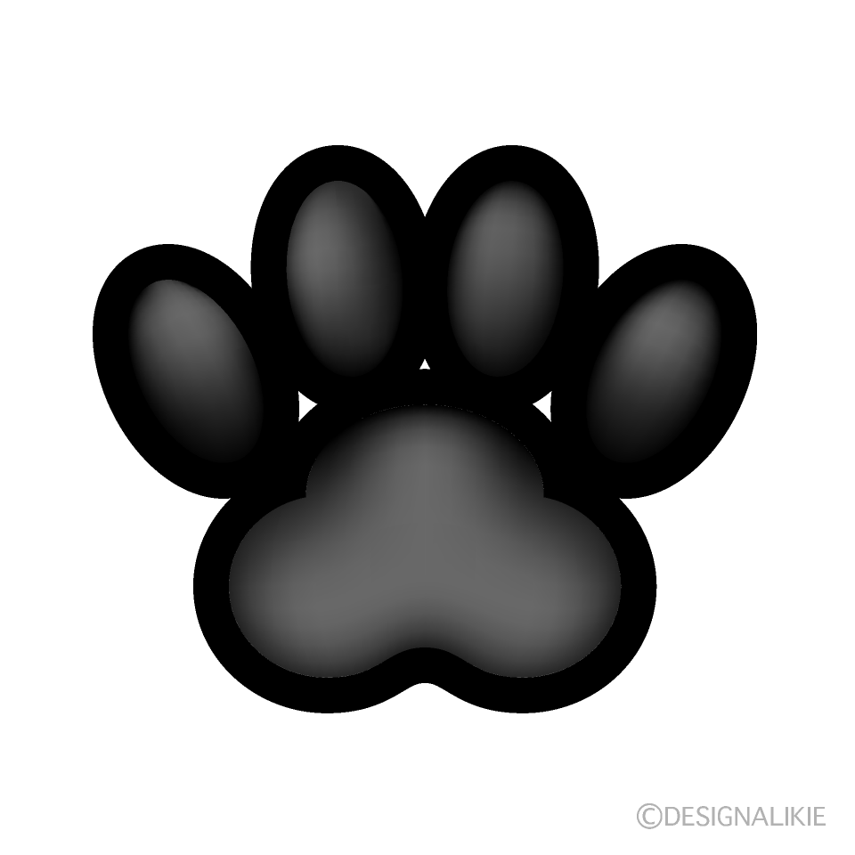 High Resolution Paw Print Background