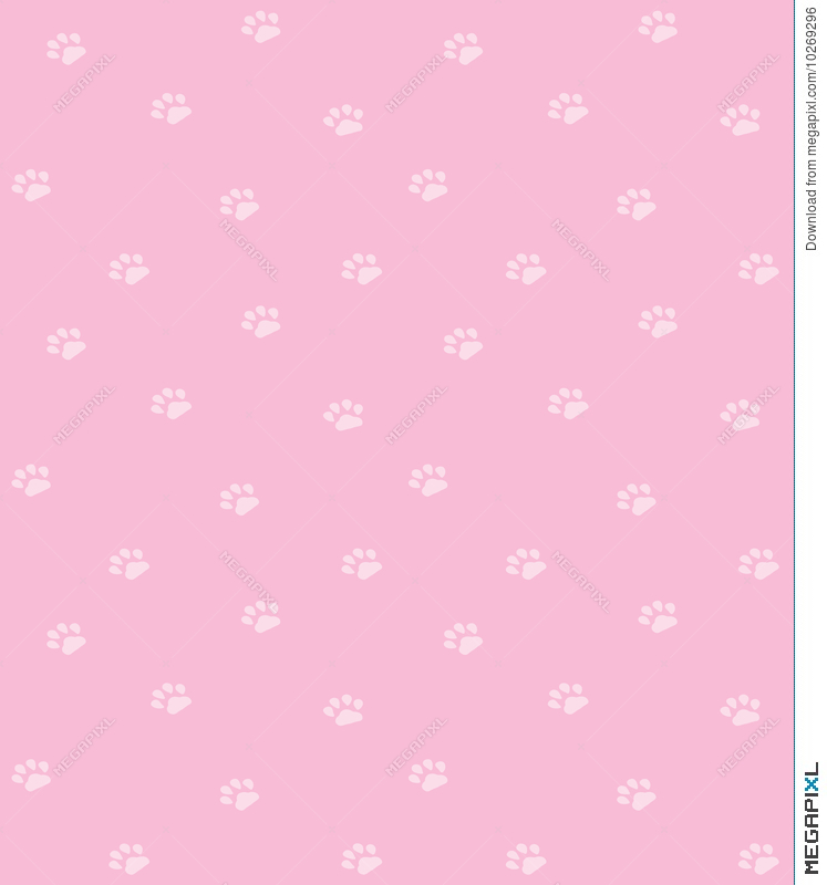 High Resolution Paw Print Background