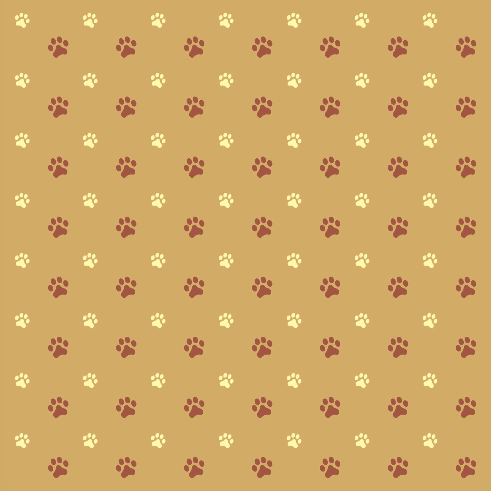 High Resolution Paw Print Background