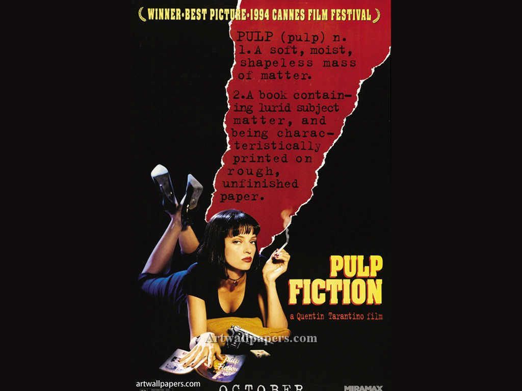 High Resolution Pulp Fiction Poster Wallpapers