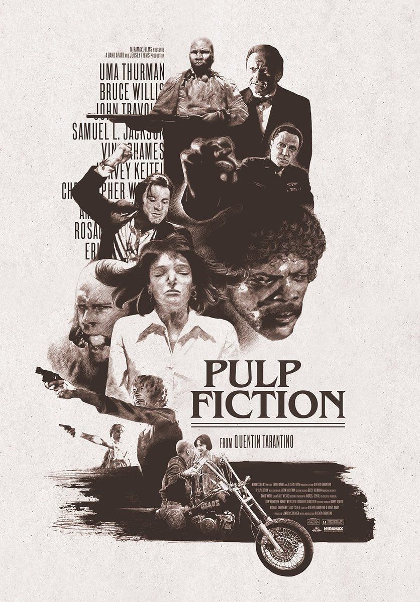 High Resolution Pulp Fiction Poster Wallpapers