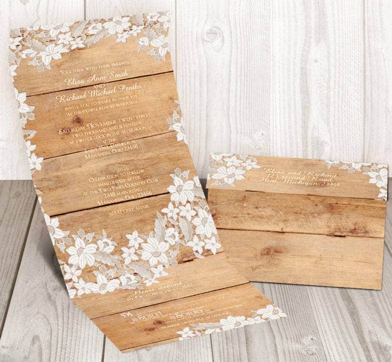 High Resolution Rustic Invitation Background