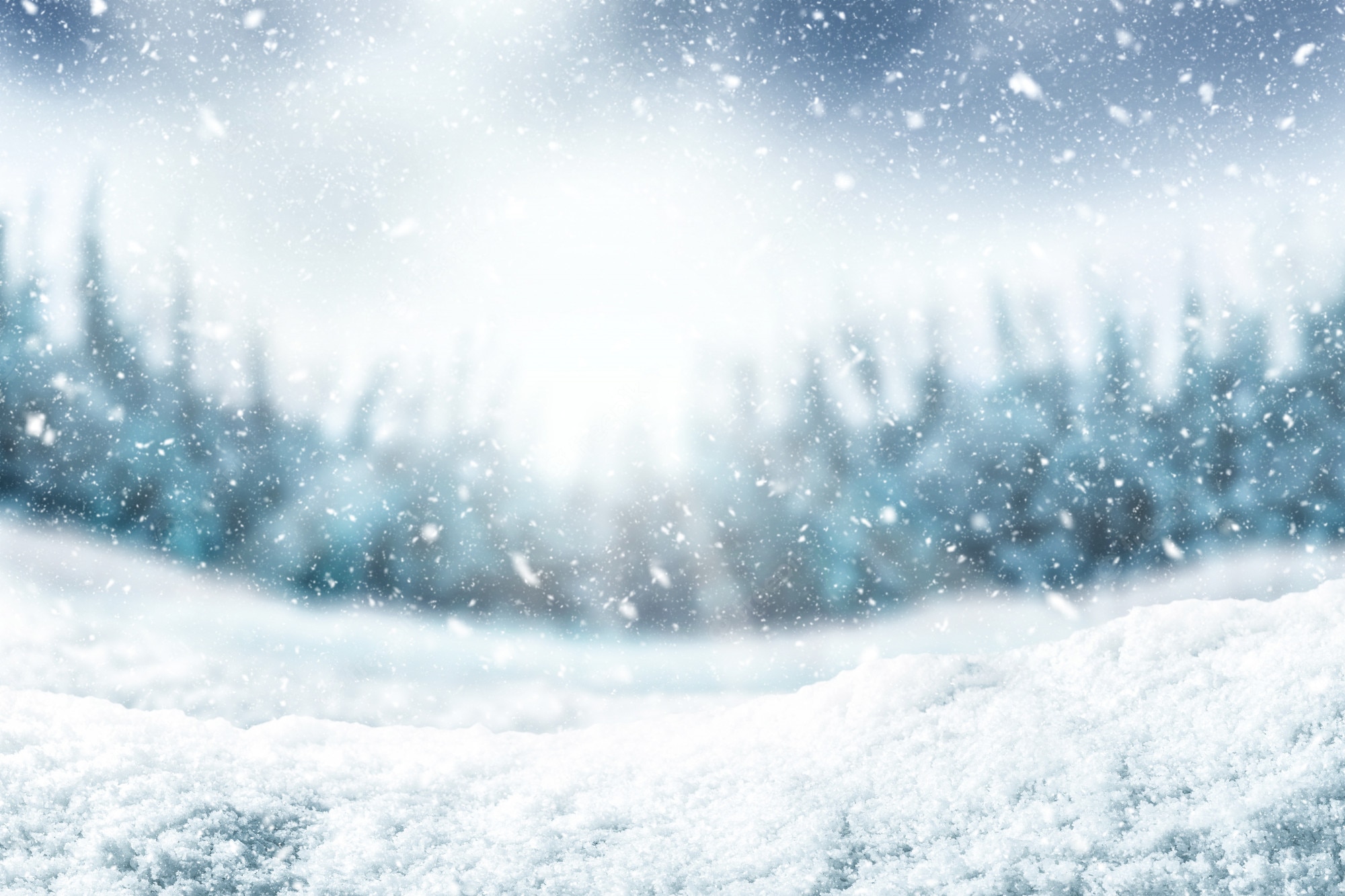 High Resolution Snow Background