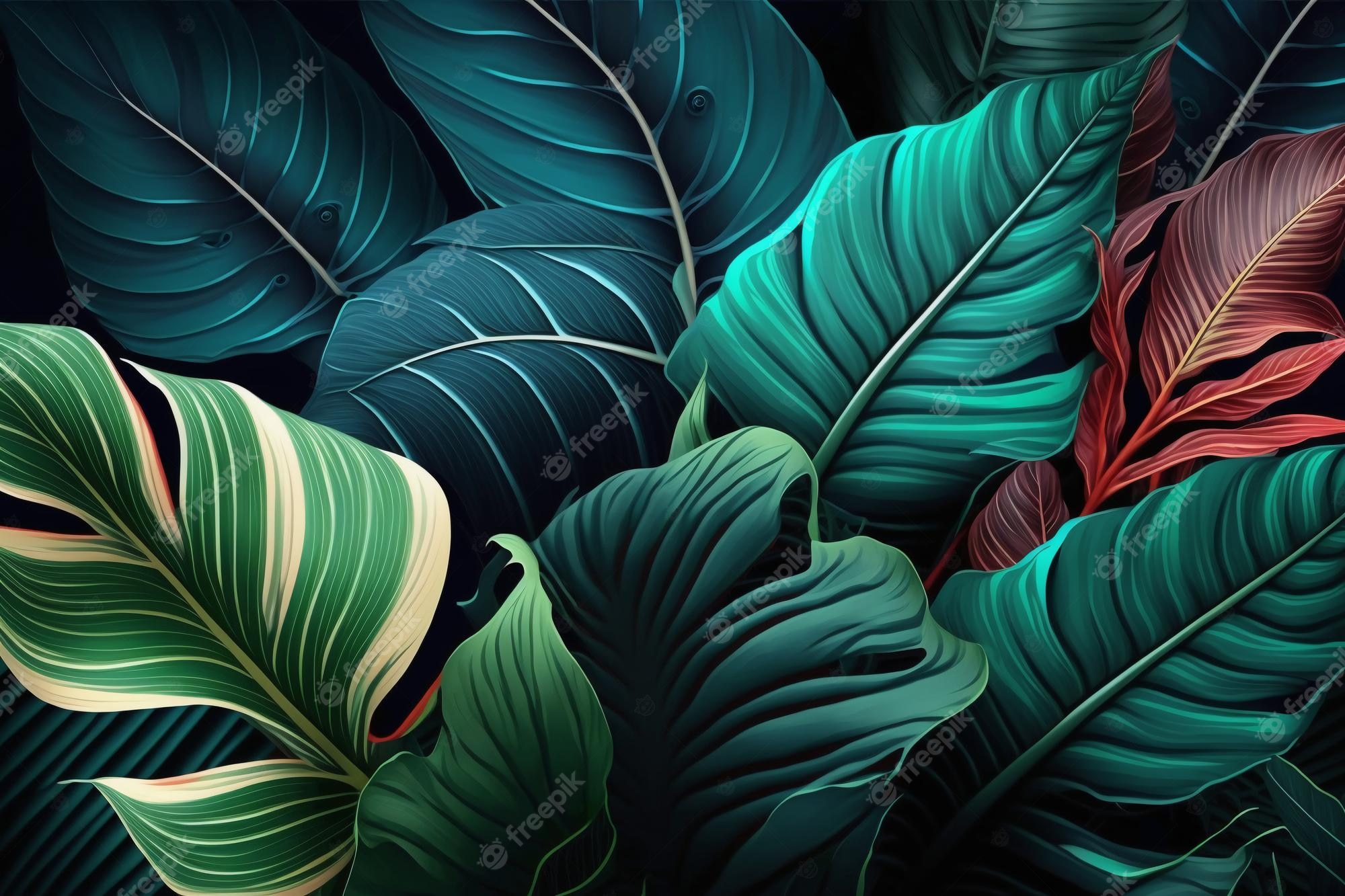 High Resolution Tropical Leaves Hd Wallpapers