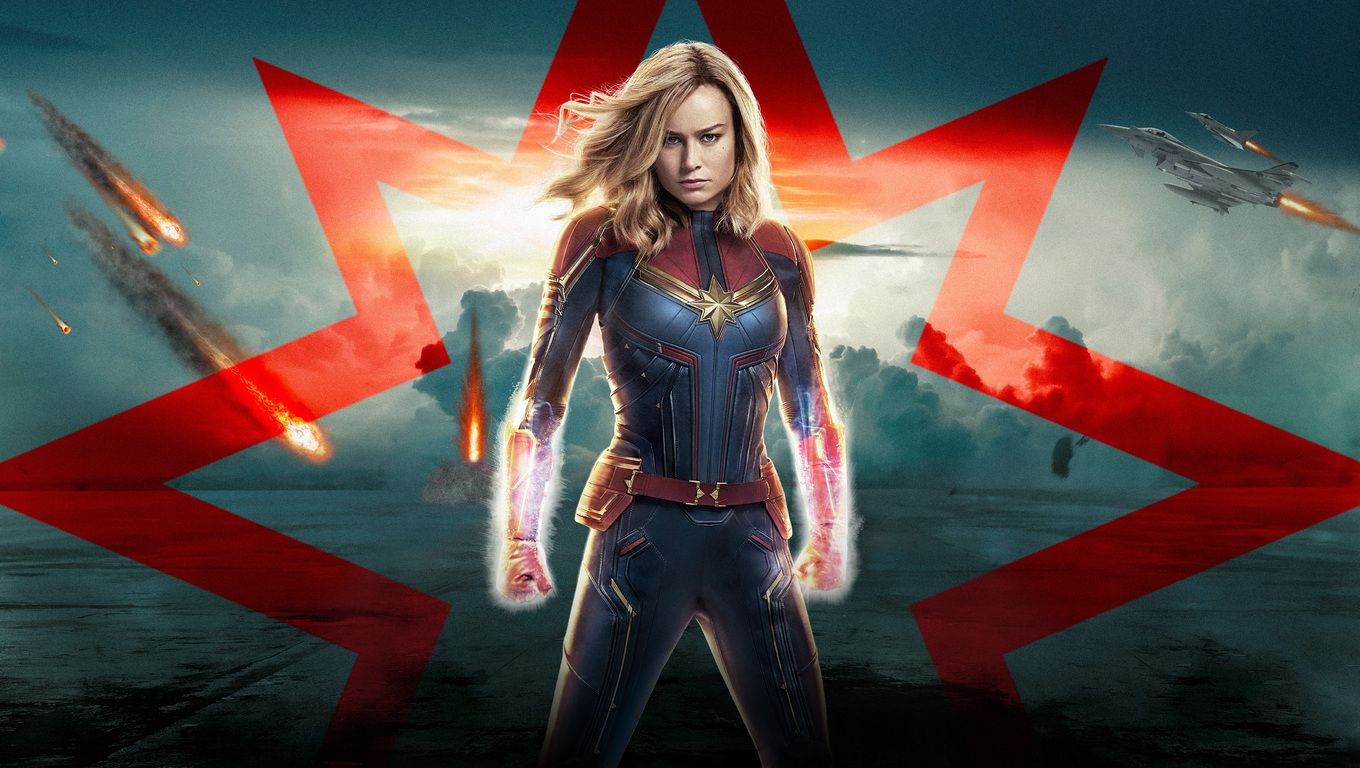 Higher Further Faster Minimal Captain Marvel Wallpapers