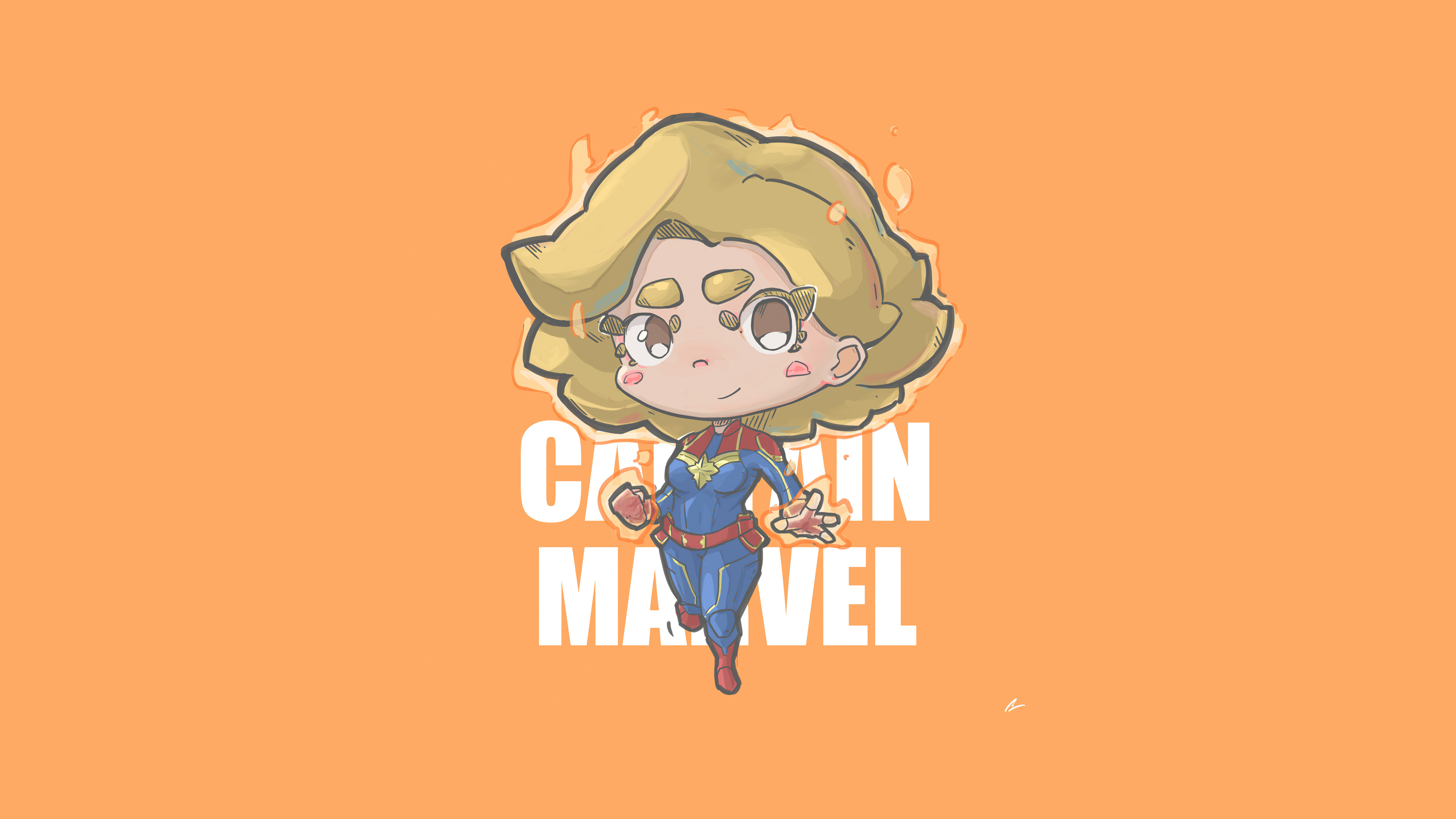 Higher Further Faster Minimal Captain Marvel Wallpapers