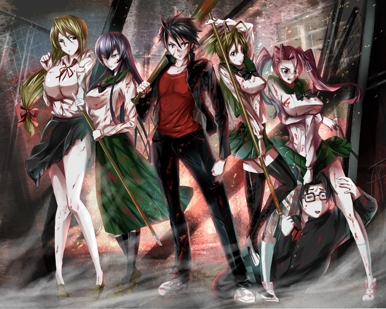 Highschool Of The Dead 1920X1080 Wallpapers