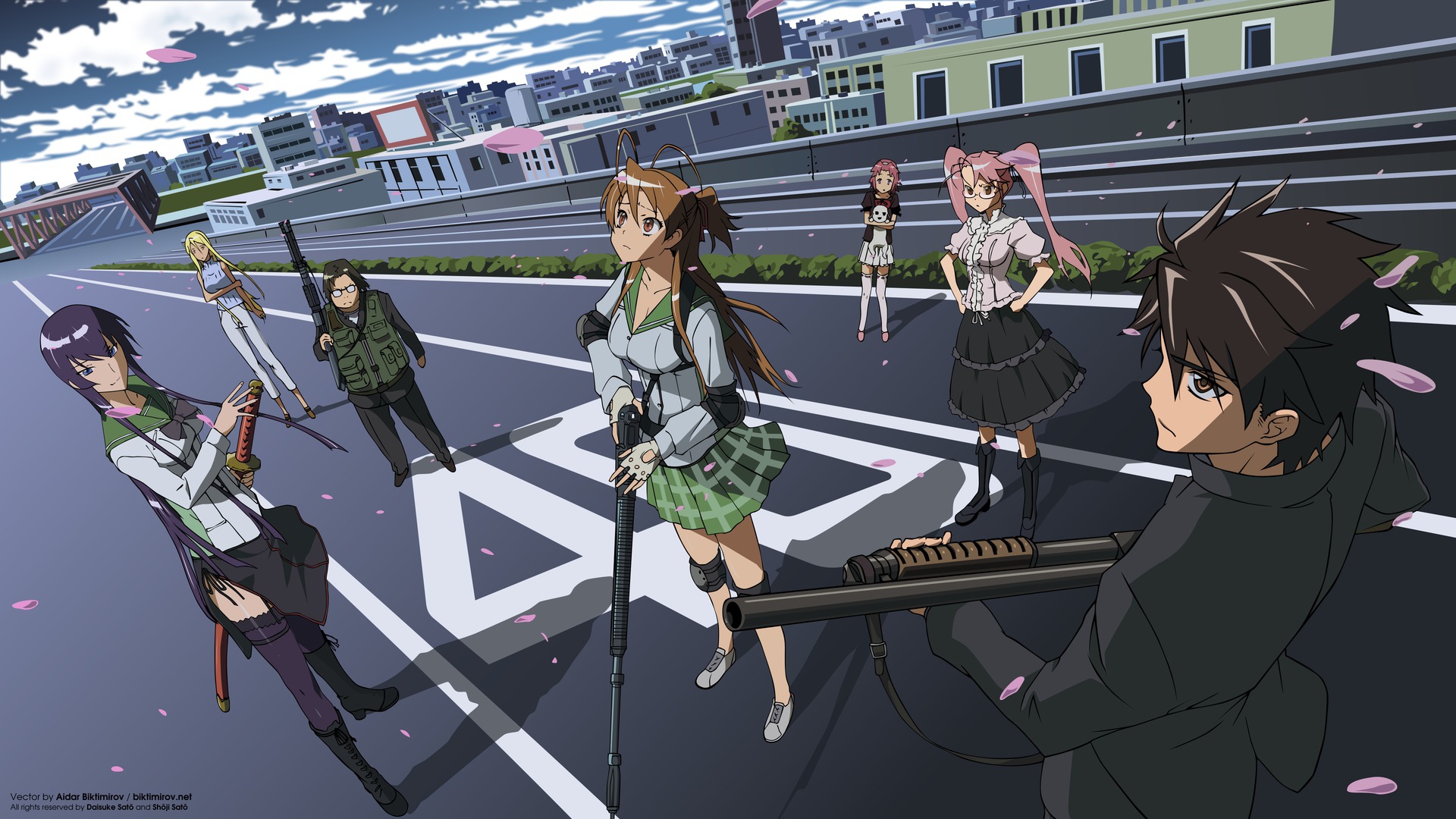 Highschool Of The Dead 1920X1080 Wallpapers