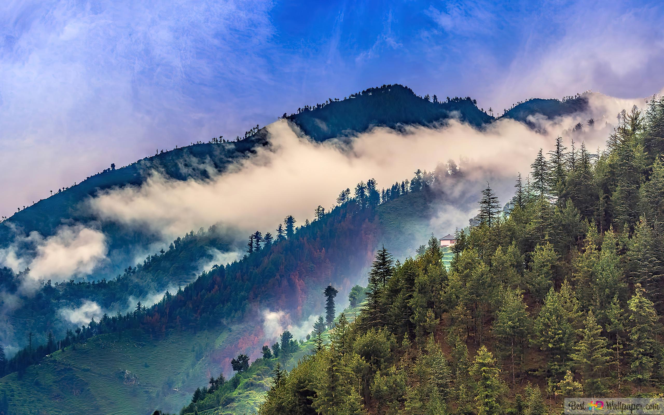 Himalayas Cloudy Mountains Top Wallpapers