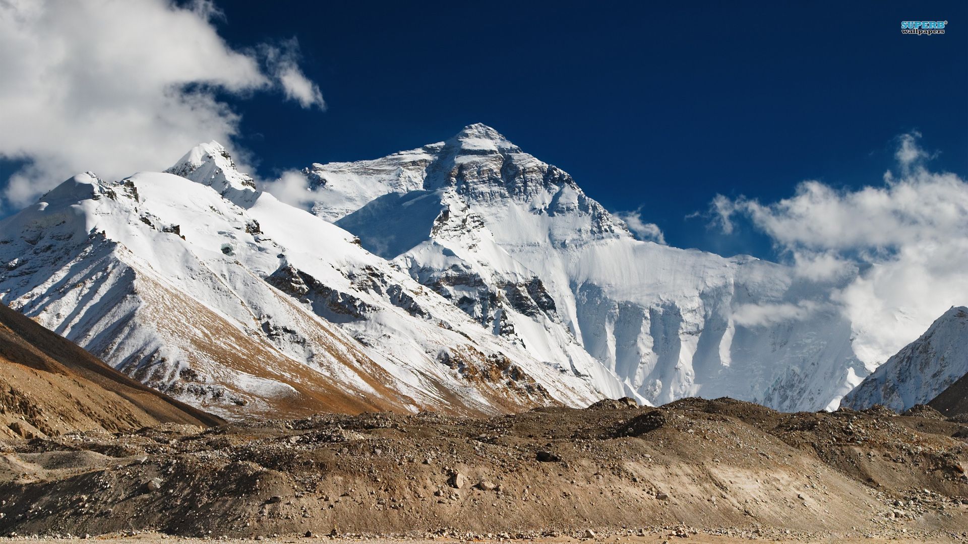 Himalayas Cloudy Mountains Top Wallpapers