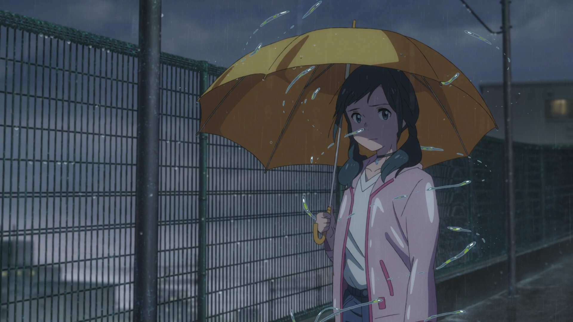 Hina Amano In Rain Wallpapers